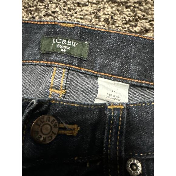 J. Crew Stretch Matchstick Jeans Women's 27 Blue 5-Pocket Dark Wash 30x31.5 - Picture 2 of 7